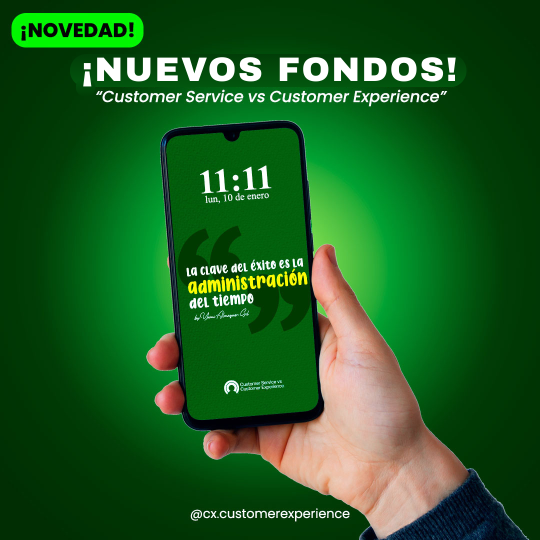 Fondos de pantalla "Customer Service vs Customer Experience"